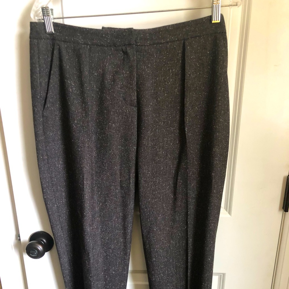 Pleated wool pants from DKNYC